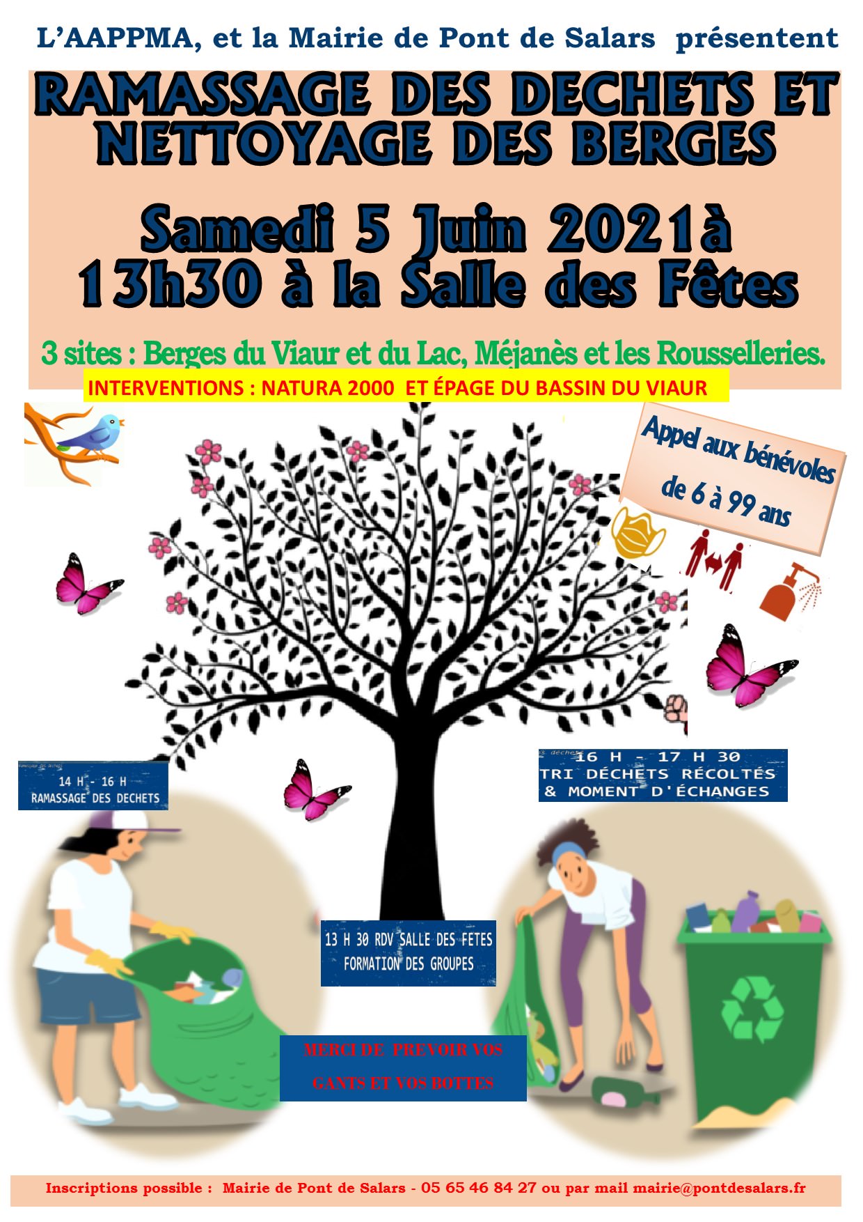 Lire la suite à propos de l’article Journée Ramassage des déchets et Nettoyage des Berges – Samedi 5 Juin 2021 à 13h30