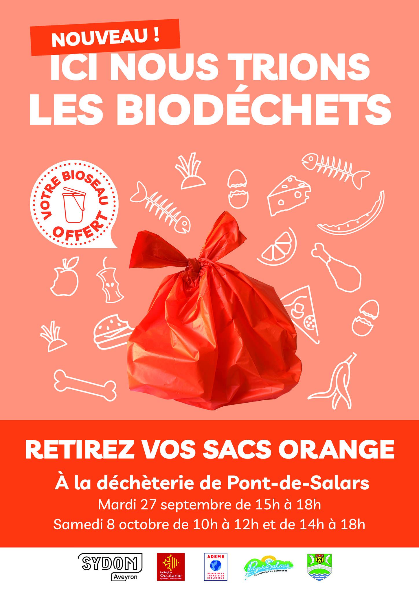 Lire la suite à propos de l’article Retirez vos sacs orange à la déchetterie de Pont de Salars